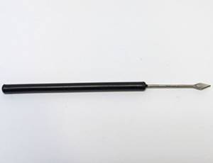 Aguja Lanceta Mango Negro